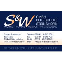 S & W Blitzschutz GmbH - Simon Steinshorn - in Pinache Gemeinde Wiernsheim - Logo