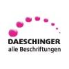 Daeschinger - alle Beschriftungen in Augsburg - Logo