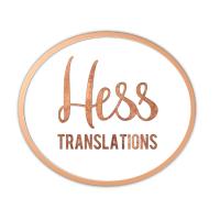 Hess Translations, Englische & Spanische Übersetzungen, Ermächtigte Übersetzerin Isabel Hess in Raubach - Logo