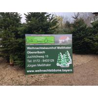 Weihnachtsbäume Meßthaler in Obererlbach Gemeinde Haundorf - Logo