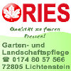 RIES Garten und Landschaft in Lichtenstein in Württemberg - Logo