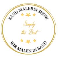 Sand Malerei Show in Hamburg - Logo