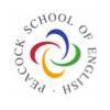 Peacock School of English in Dietzenbach - Logo