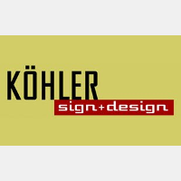 KÖHLER sign+design Schilder Werbetechnik Design in Hamburg - Logo