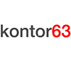 kontor63; Webdesign & Webmarketing in Großwallstadt - Logo