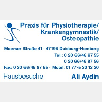 Aydin Ali D.O., M.Sc., Ost. in Duisburg - Logo