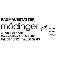 Mödinger GmbH Raumausstatter I Bodenbeläge I Polsterei I Maler I Gardinen I Stoffe I Sonnenschutz I Plisse und Markisen in Fellbach - Logo