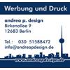 andrea p. design - Werbung und Druck in Berlin - Logo