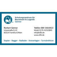 Schulungszentrum für Bauwesen und Logistik Geimer in Frankfurt am Main - Logo