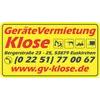 GeräteVermietung Klose in Euskirchen - Logo